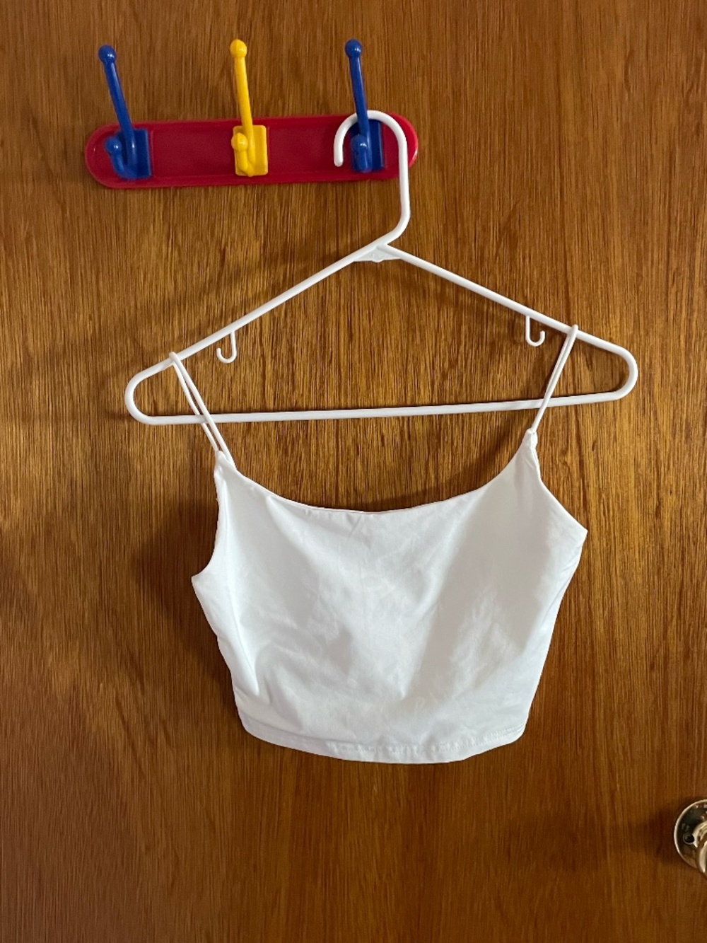 Shein white micro cropped camisole